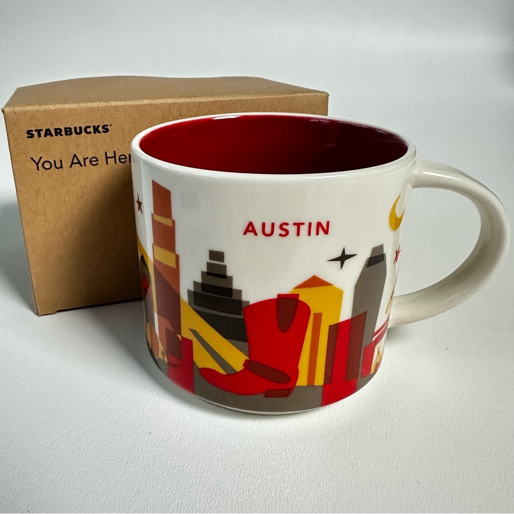 Starbucks Austin Texas 14oz You Are Here Collection Coffee Tea Mug Cup